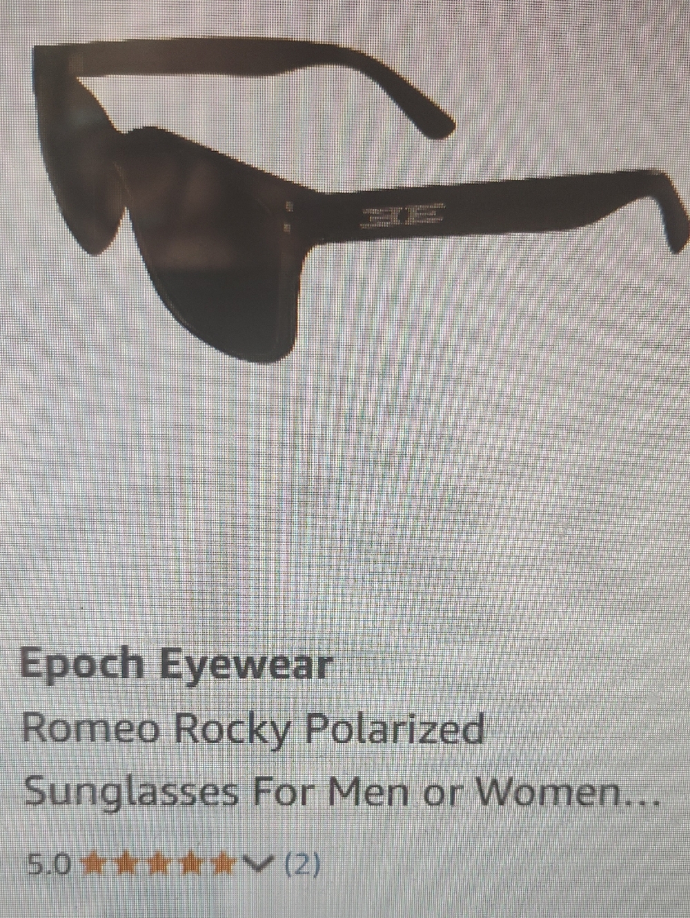 Romeo Rocky Polarized Men's Sunglasses - Black